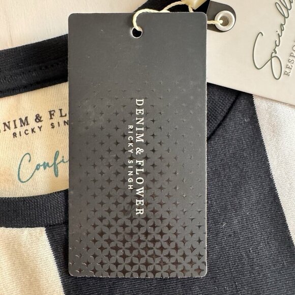 NWT Denim & Flower Ricky Singh Youth Boys 11/12 Confidence Color Block T-shirt - Picture 3 of 9